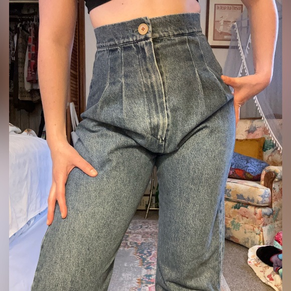 Ilana Kohn Wide Leg Pleat Jeans Boyd pant size 2 - Picture 6 of 8